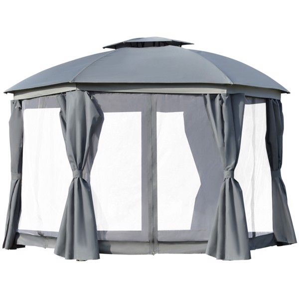 Round Outdoor Patio Dome Gazebo