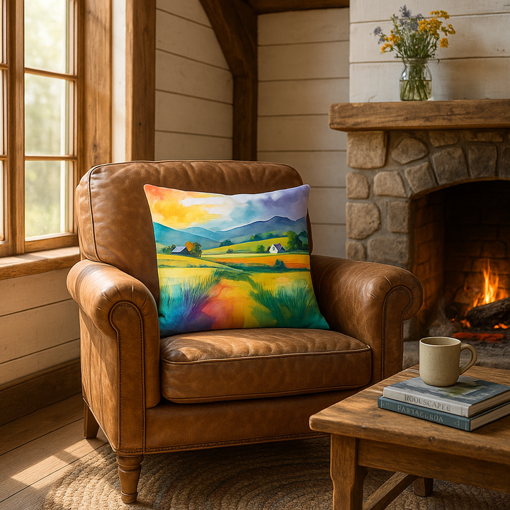  Rural Spaces Throw Pillow