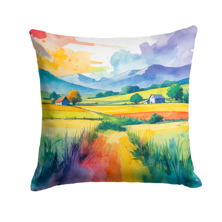  Rural Spaces Throw Pillow