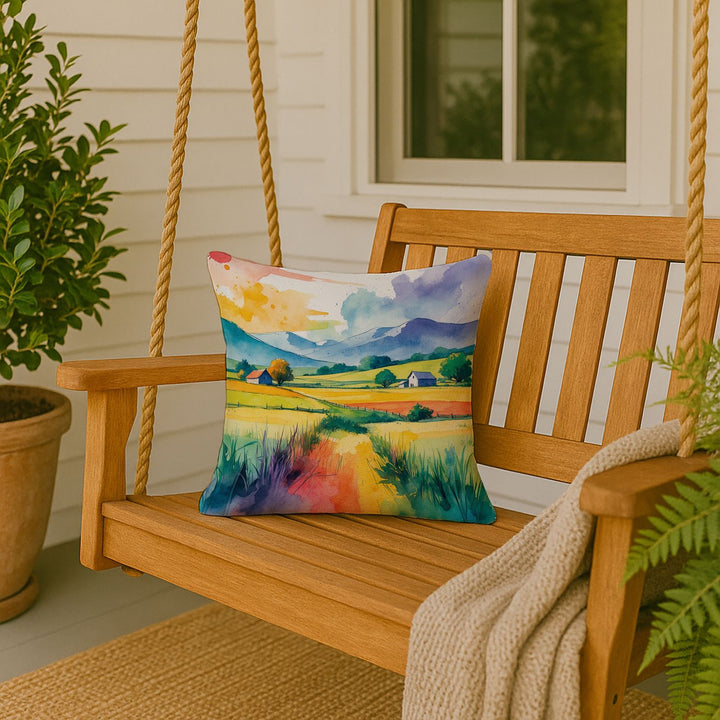  Rural Spaces Throw Pillow