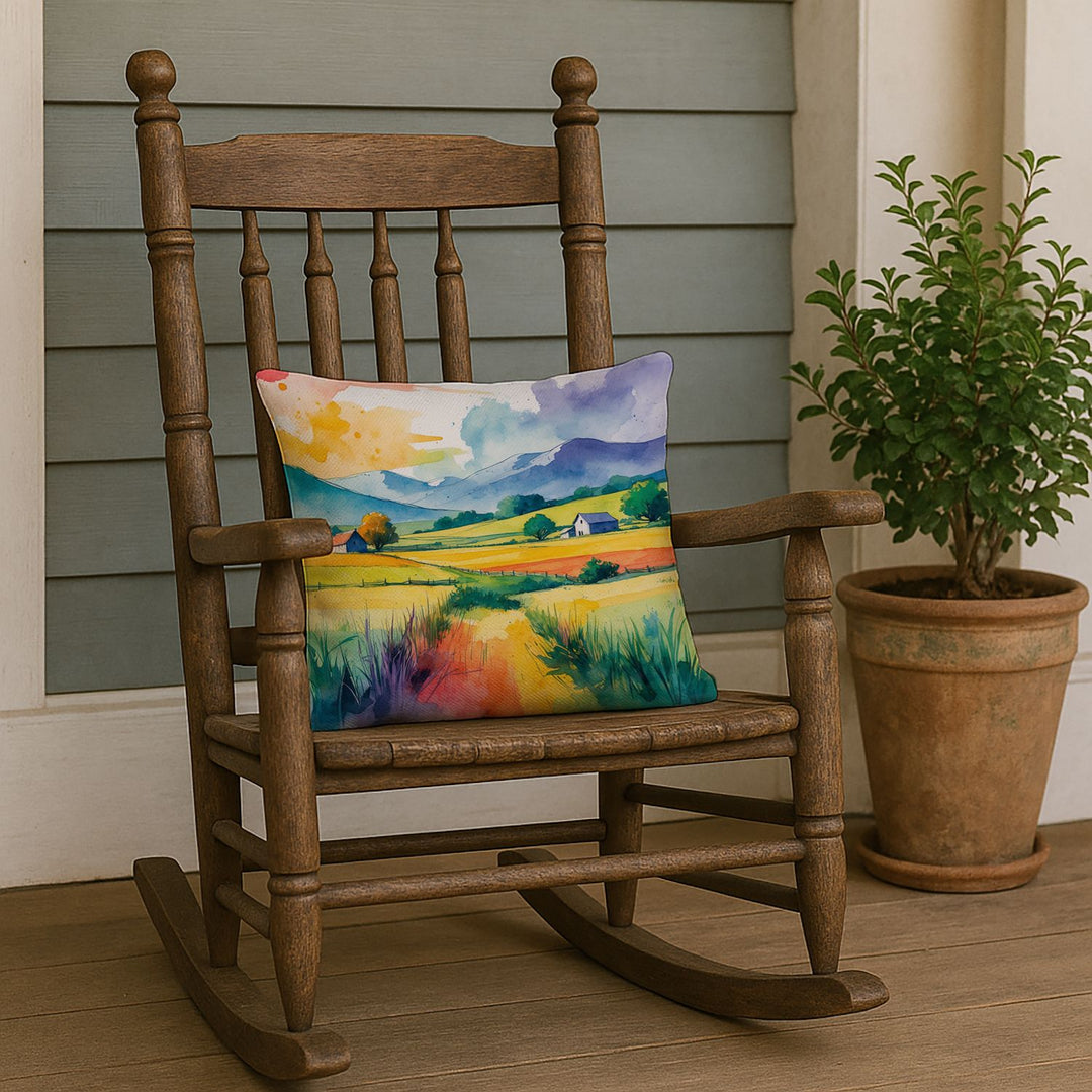  Rural Spaces Throw Pillow