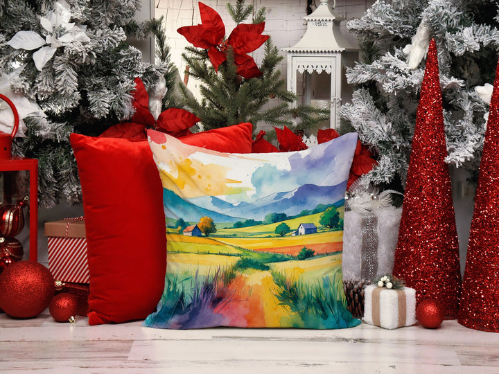 Rural Spaces Throw Pillow