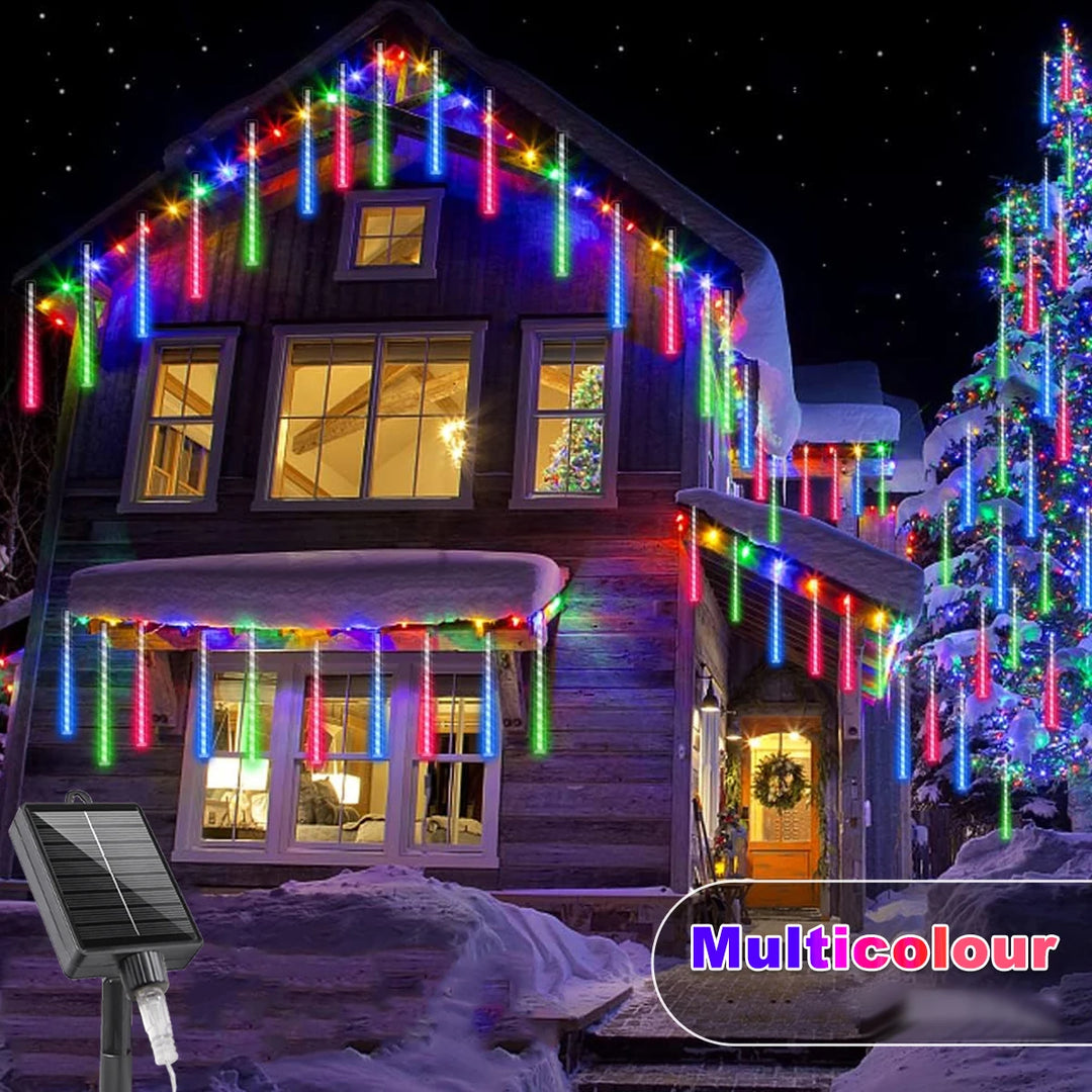 1pc 30/45CM Solar Meteor Star Glow Lights IP65 Outdoor Solar Fairy String Lights Christmas Decorative Light for Garden Courtyard