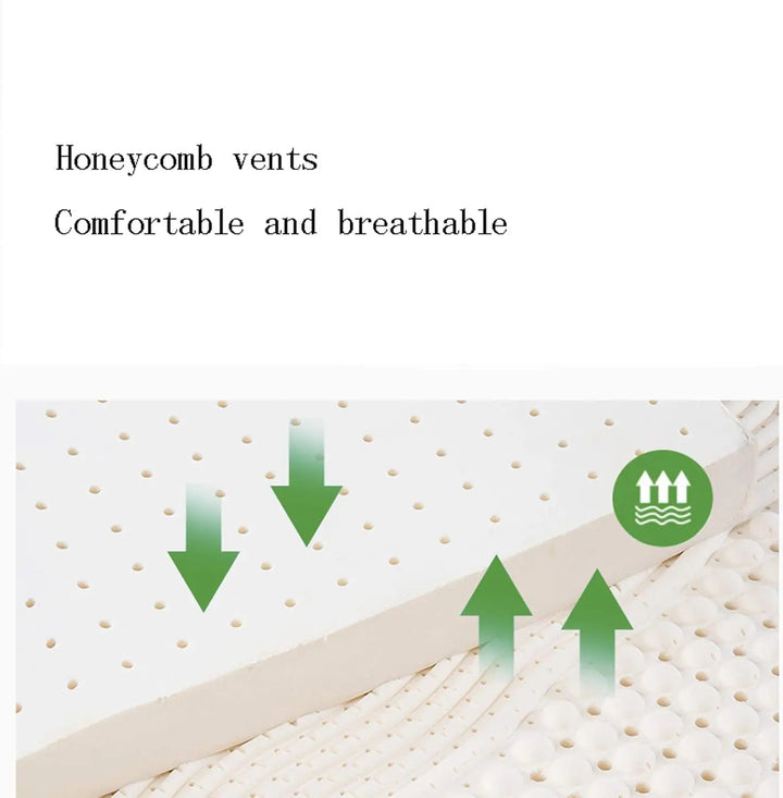 Natural Latex Mattress 2/3/4In Medium Soft Organic Mattress Foldable Floor Sleeping Bed 5cm 80x200cm 31x79in