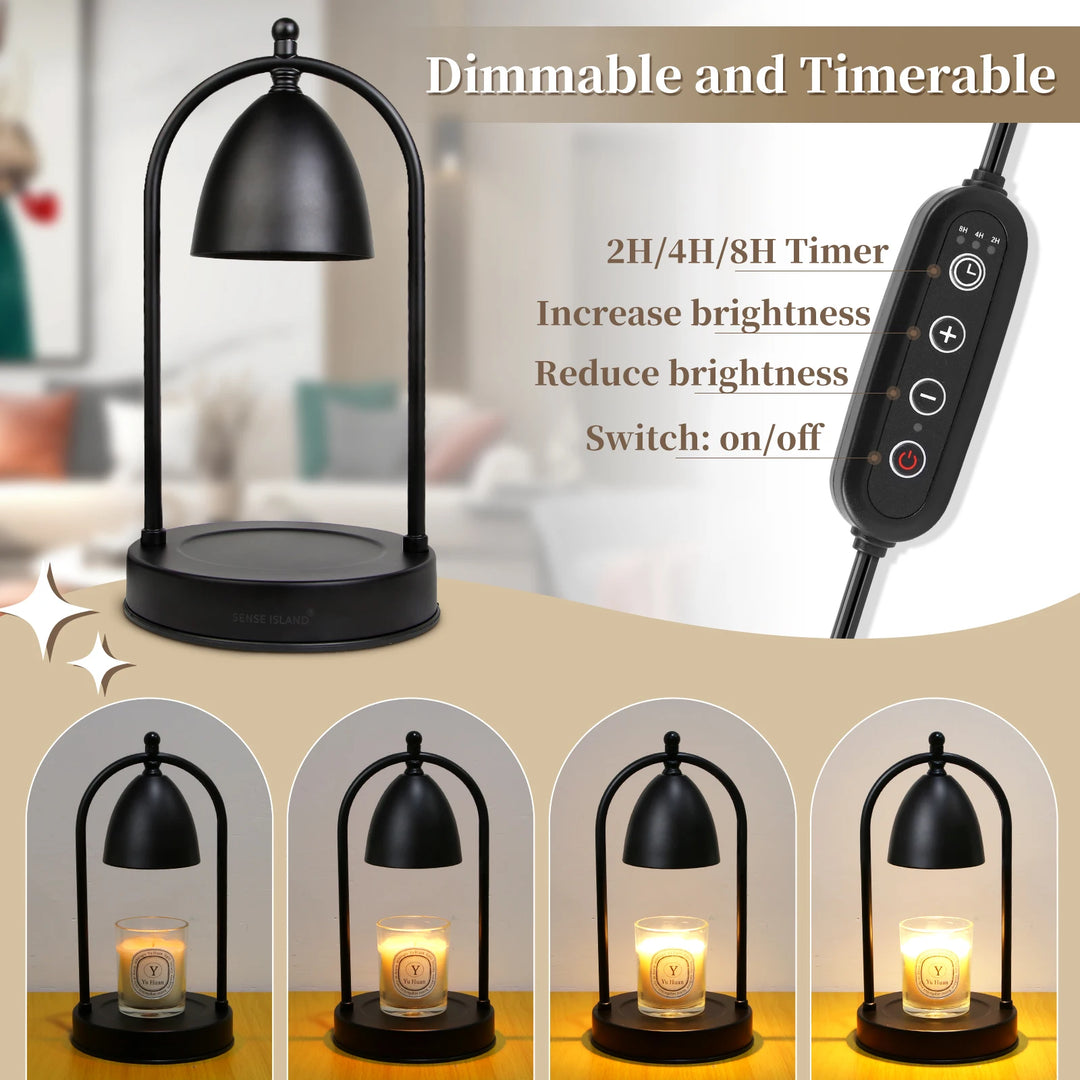Candle Heating Lamp With Adjustable Height Electric Candle Heating Light with Timer Suitable For Scented Large Cans Of Candles