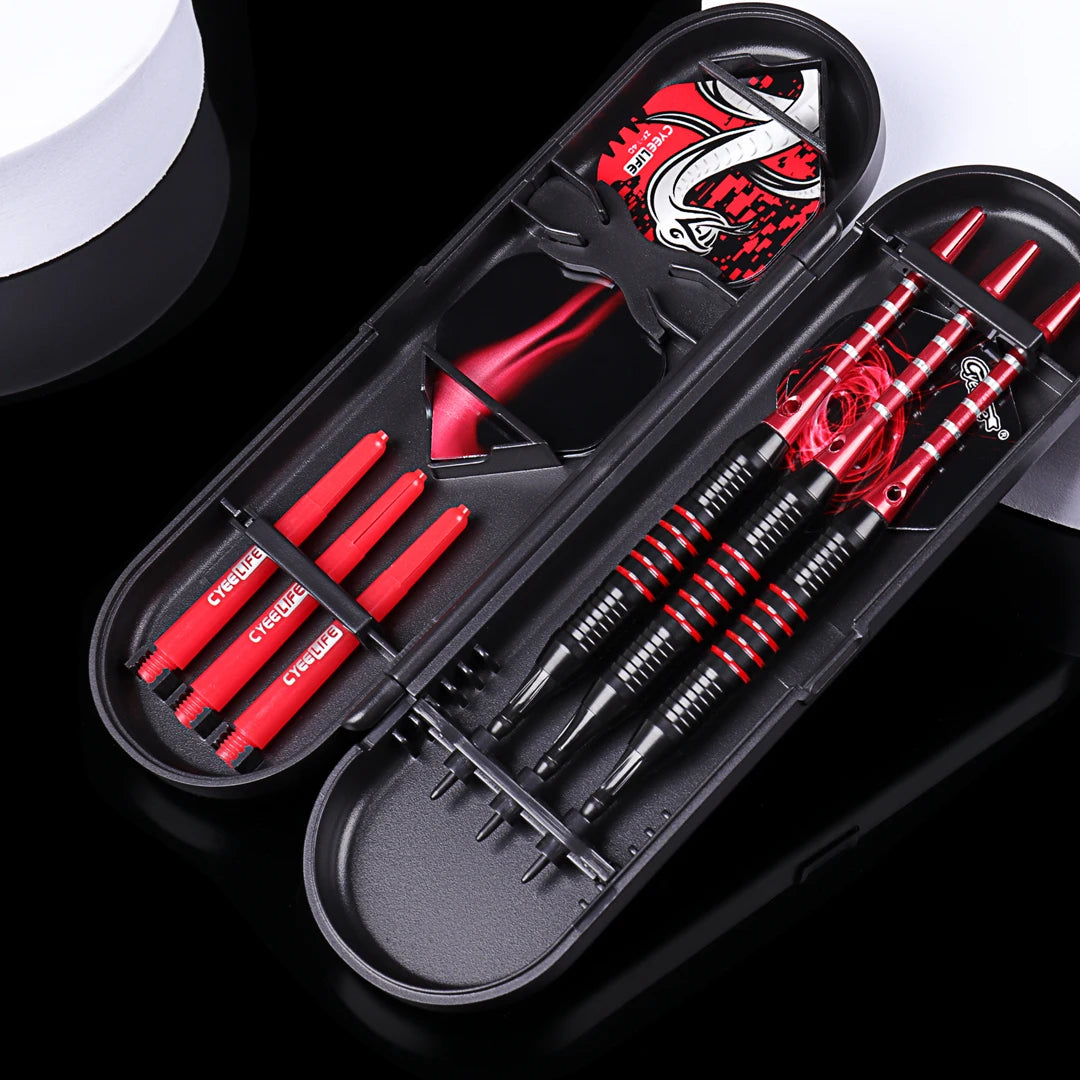 CyeeLife 18g Soft tipped Darts Professional Indoor plastic tip Darts Set For Electronic Dartboard Games Plastic storage box
