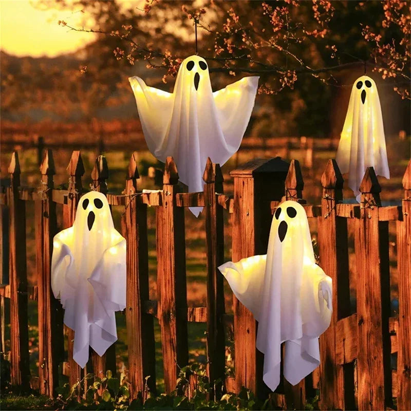 Glowing Ghost & Witch Hat String Lights â€“ Halloween LED Party & Yard DÃ©cor | Trufairs