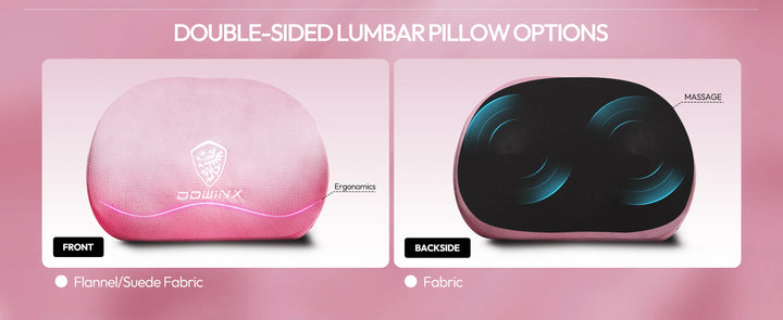 Dowinx Gaming Chair with Heated Massage Lumbar Support, Breathable Fabric Office Chair with Pocket Spring Cushion and Footrest,