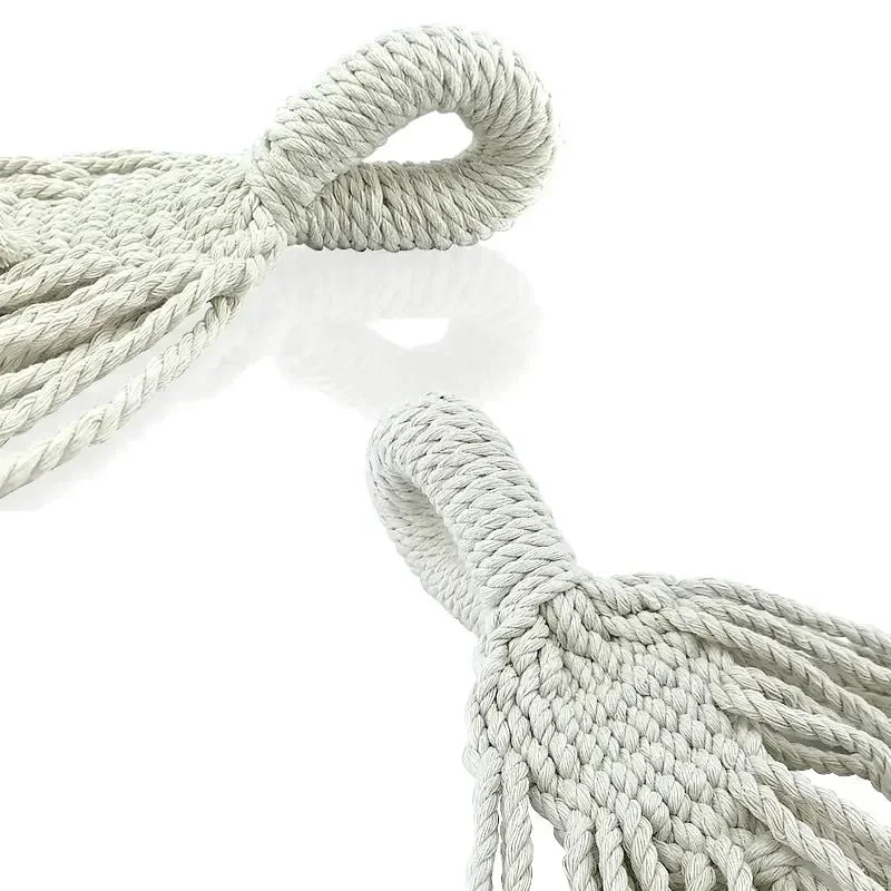 ins Style 2 Person Hammock Boho Large Macrame Fringe Double Deluxe Hammock Swing Net Chair Outdoor Indoor Hanging Deco
