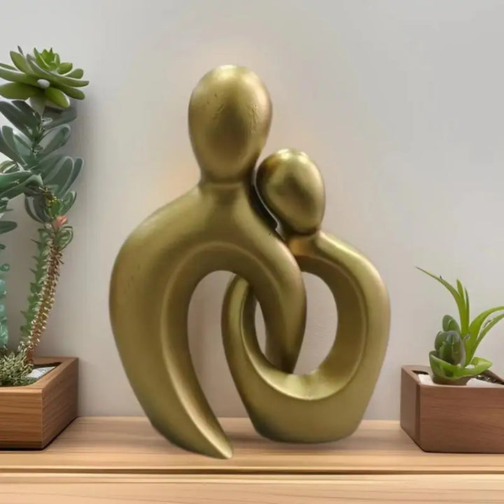 Couple Statue Aesthetic Resin Statue Home Decor Couple Statue Love Sculpture Couple Abstract Art Statue Modern Decor for Bedroom