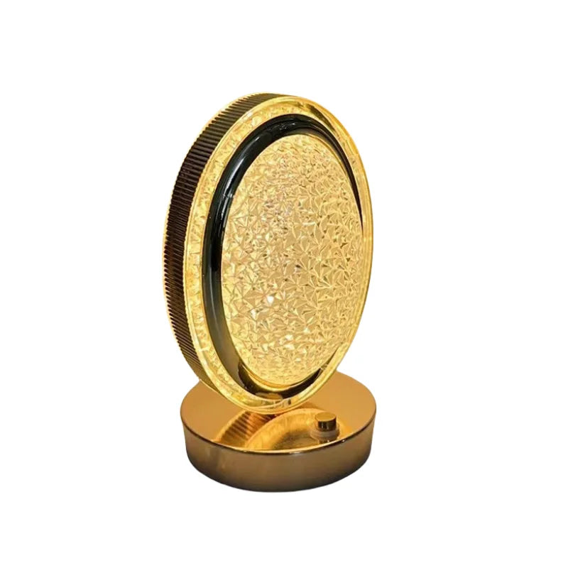 Touch Dimming Modern Desk Lamp Crystal Acrylic Table Lamp Bedroom Bedside Night Light Living Room Romantic Atmosphere Decor Lamp