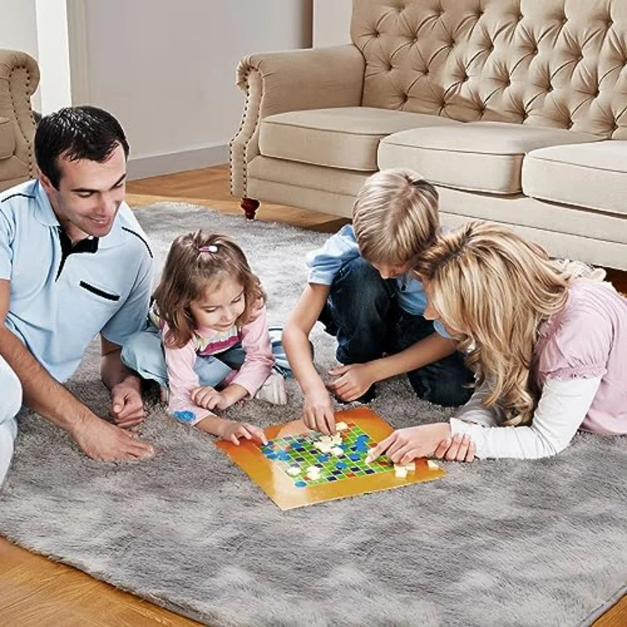 Large Shag Rugs 9X12 Plush Fuzzy Area Rugs for Living Room Large Shag Fluffy Bedroom Carpet Furry Rugs for Girls Boys Room Extr