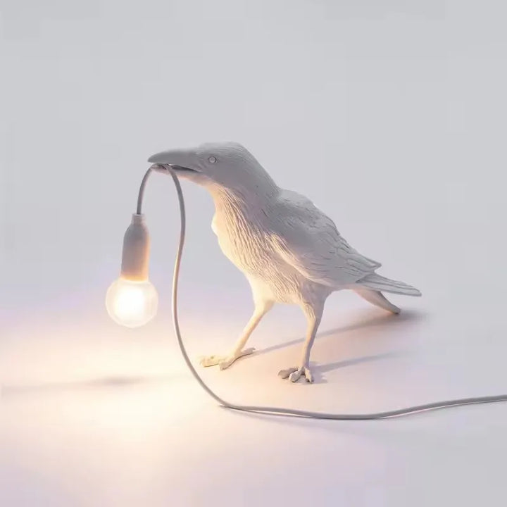 Modern Resin Lucky Bird Crow Wall Lamp Table Lights Night Lights Bedroom Bedside Living Room Home Decor Wall Lamps