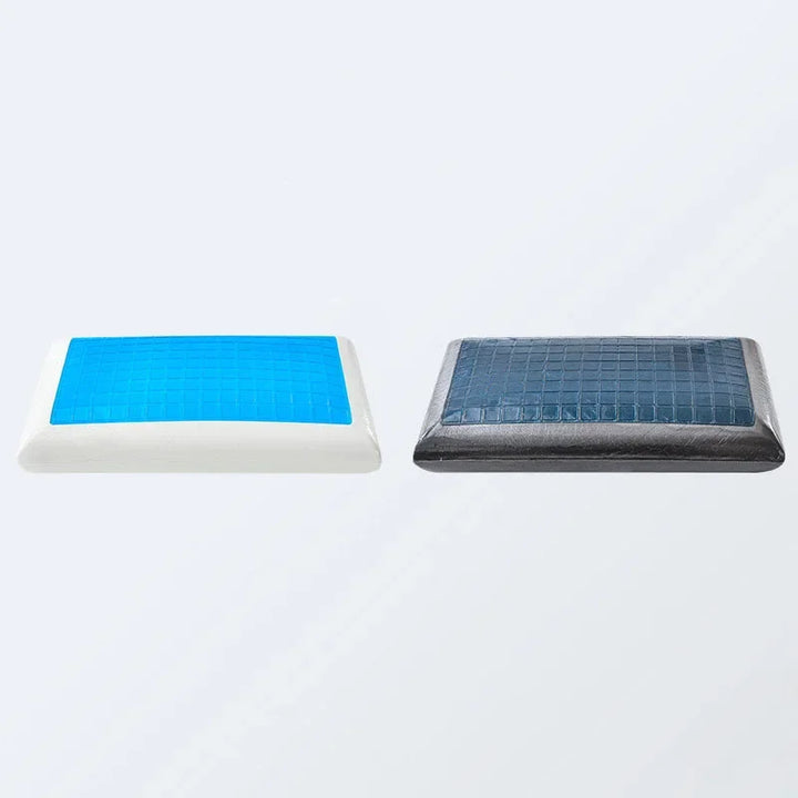 New Summer Double-sided Available Gel Cooling Pillow Bamboo Charcoal Memory Foam Ergonomics Pillows for Bedroom with Pillowcase