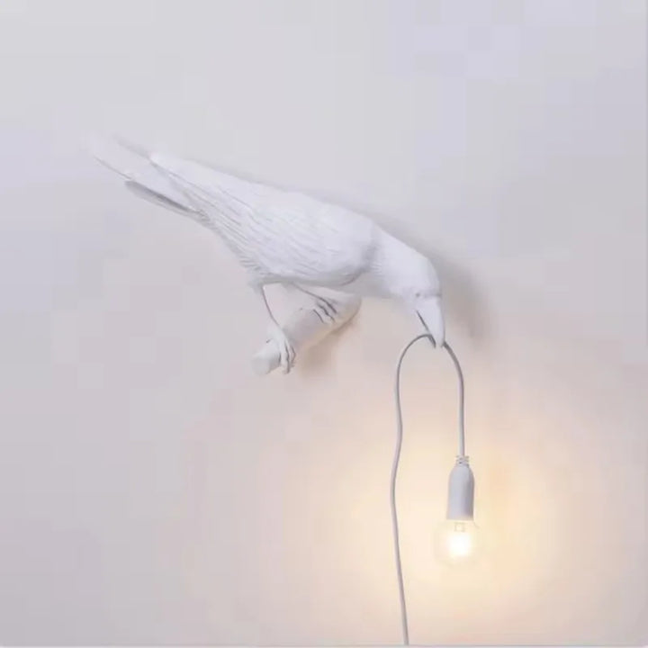 Modern Resin Lucky Bird Crow Wall Lamp Table Lights Night Lights Bedroom Bedside Living Room Home Decor Wall Lamps