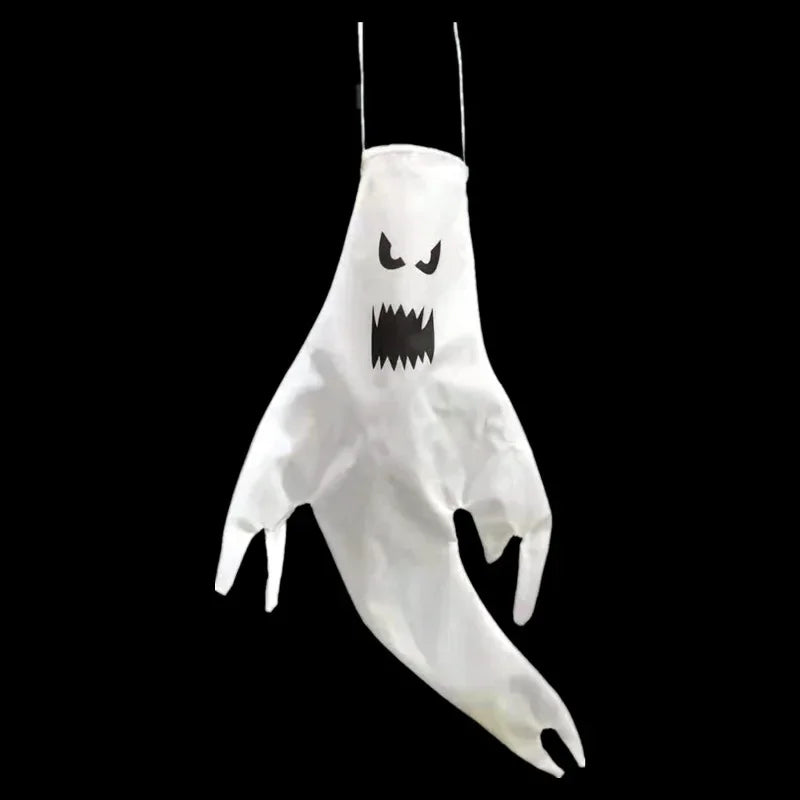 42/130cm Halloween Outdoor Ghost pendant LED Lights Battery Power Ghost Horror Grimace Glowing Party Props Halloween Decoration