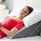 Adjustable Bed Wedge Pillow for Sleeping - Wedge Pillow for Sleep Apnea, Gerd, Acid Reflux Relief, Post Surgery - Foam Pillow