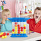 Bouncing Balls Board Game 2-4 Players Bouncing Ball Game Parent-Child Interactive Throwing Ball Toys Connect Four Ball Game