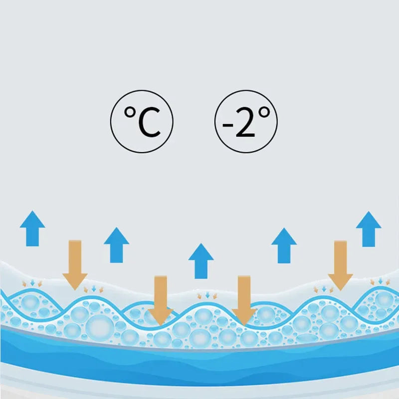 New Summer Double-sided Available Gel Cooling Pillow Bamboo Charcoal Memory Foam Ergonomics Pillows for Bedroom with Pillowcase