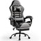 Ergonomic Gaming Chair with Footrest, Racing Style Video Game Chair for Adults, Reclining Gamer Chair Office Chair