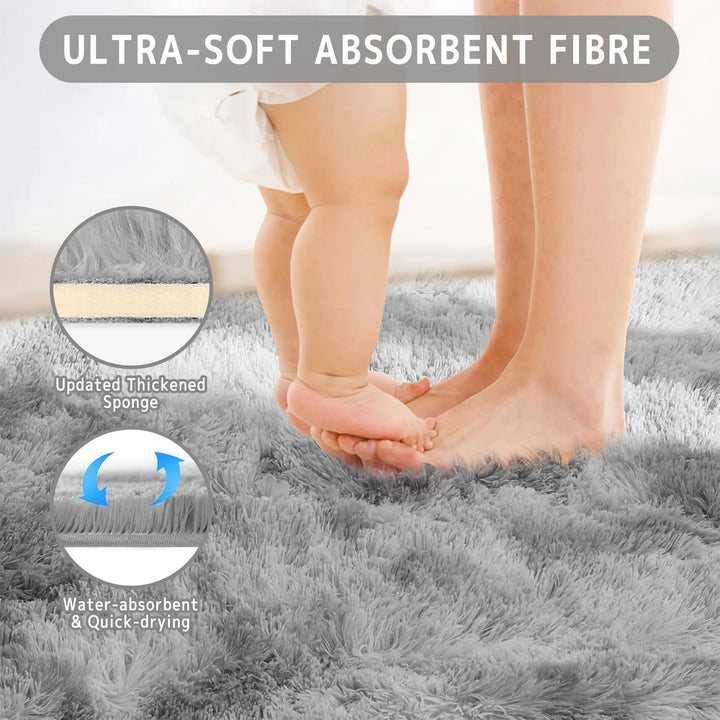 Area Rug Living Room Photography Mat 5ft x 8ft Ultra Shag Area Rug Fluffy Rug Soft Fuzzy Non-Slip Carpet Mat Home Decor