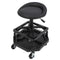 330LBS Rolling Shop Stool for Garage - Heavy-Duty Mechanic Stool, Ease to Move with 360° Universal Casters, Engineering Design