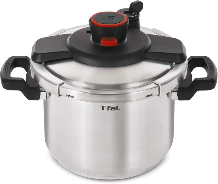 Clipso Stainless Steel Pressure Cooker 8 Quart, Induction Compatible, Secure locking System, One Hand System