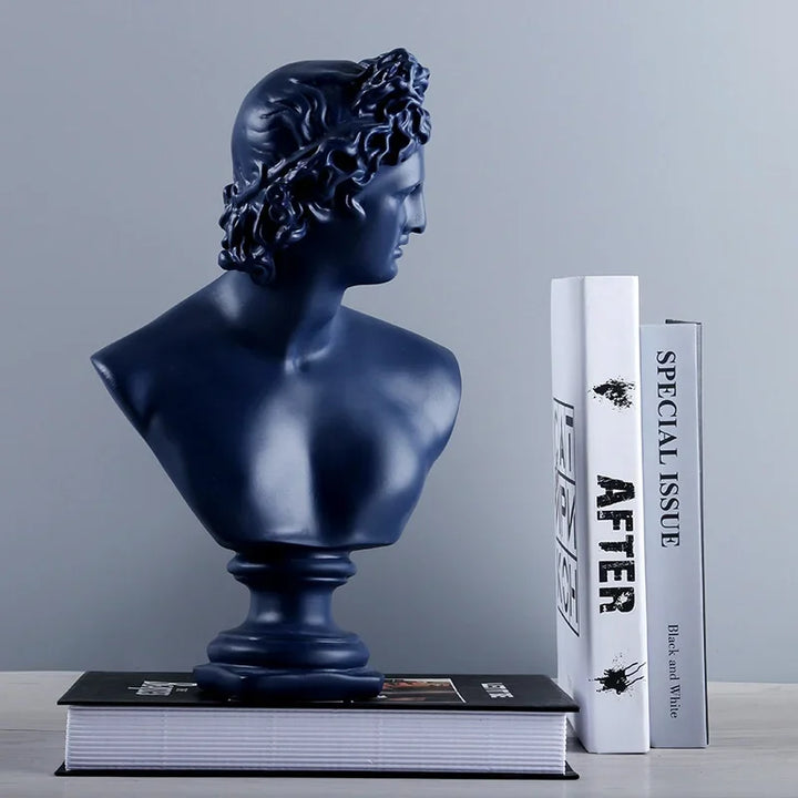 Ancient Greece European Resin David Venus Head Statuees Decoration Home Livingroom Goddess Sculpture Figurin Office Desktop