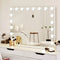 Large Hollywood Makeup Mirror 18 LED Bulbs Vanity Mirror with Protective Power Outlet USB Charging Port 3 Color Lighting Modes