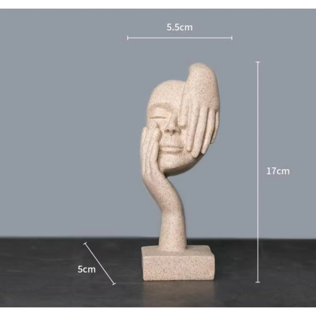 Resin Abstract  Decor Statue Table Decoration for  Room Bedroom Office Nordic Abstract  face  sculpture
