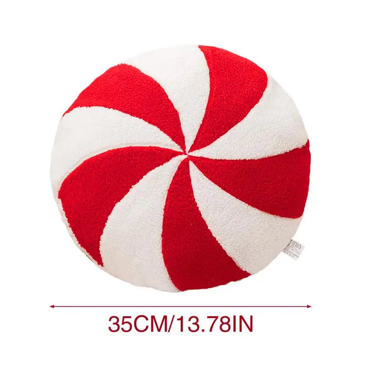 Candy Cane Pillow Comfortable Soft Christmas Pillows Bright Colors Throw Pillows Plushies Pillow Toy For Men Women Children