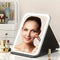 HOTU Makeup Mirror with Lights, Portable Lighted Beauty Mirror, 3 Color Lighting, Dimmable Touch Screen, Rechargeable Tabletop L