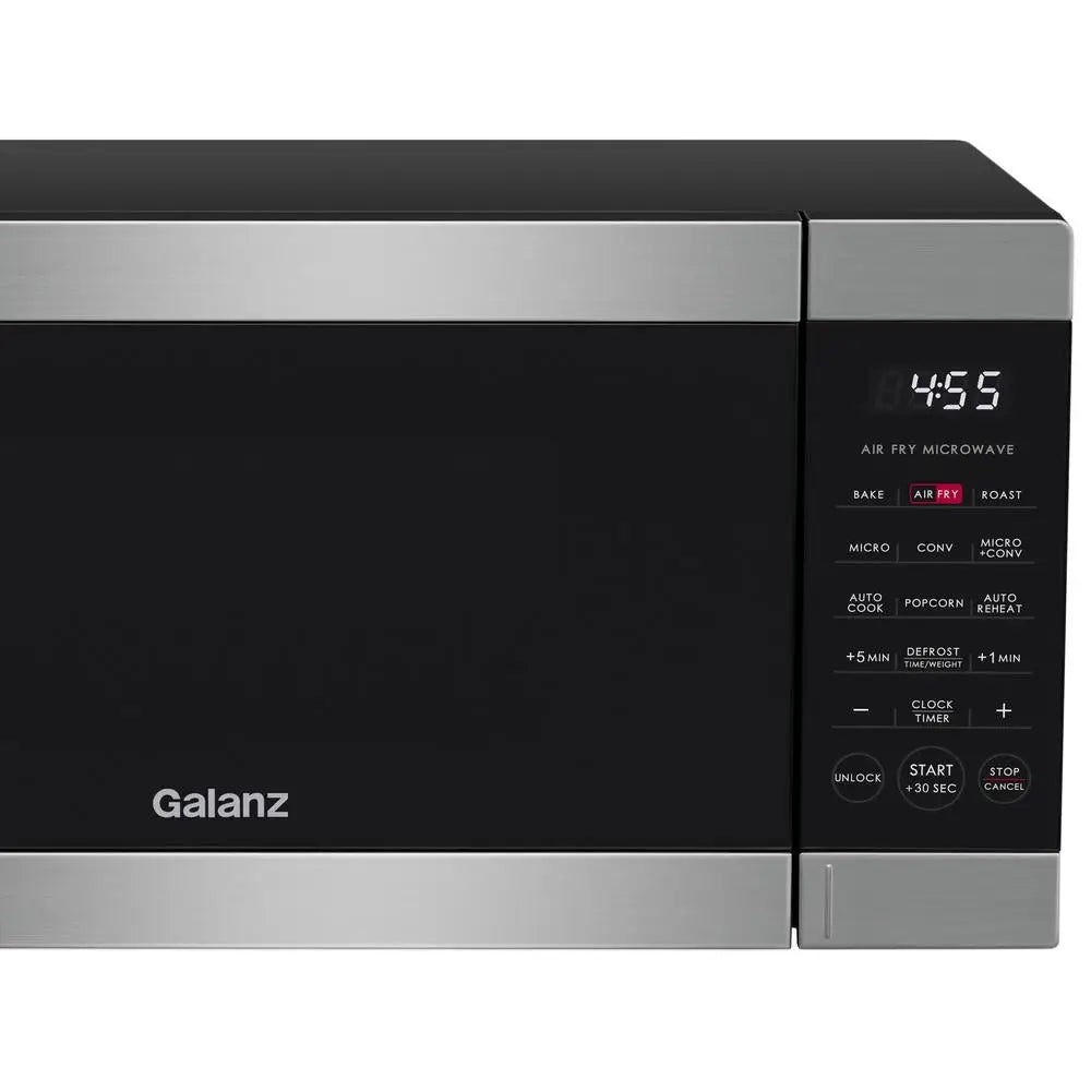 Air Fry Convection Microwave 900W Stainless Steel 0.9 Cu ft 3-in-1 Multifunctional Oven New Technology Auto-Cook/Reheat Compact