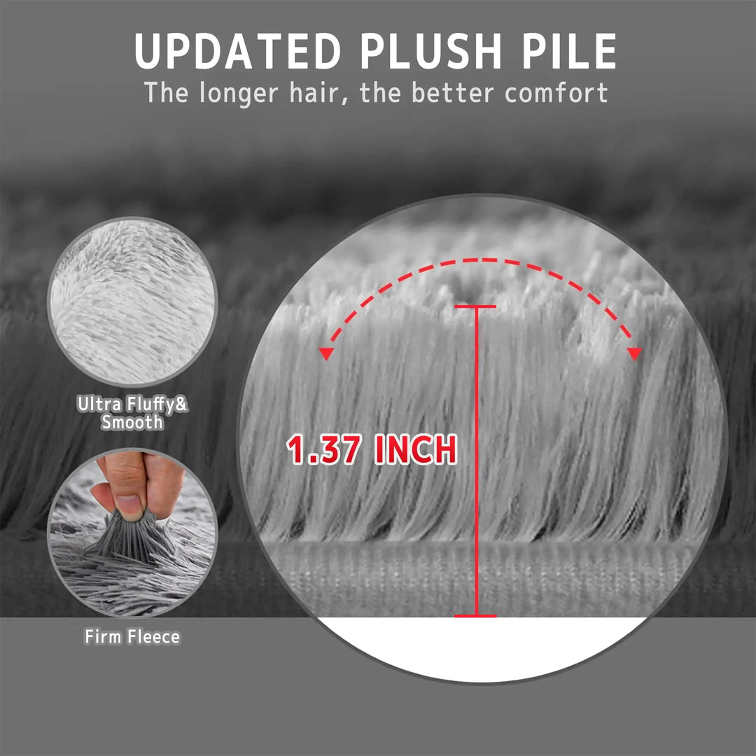 Area Rug Living Room Photography Mat 5ft x 8ft Ultra Shag Area Rug Fluffy Rug Soft Fuzzy Non-Slip Carpet Mat Home Decor