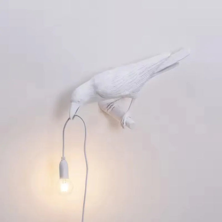 Modern Resin Lucky Bird Crow Wall Lamp Table Lights Night Lights Bedroom Bedside Living Room Home Decor Wall Lamps