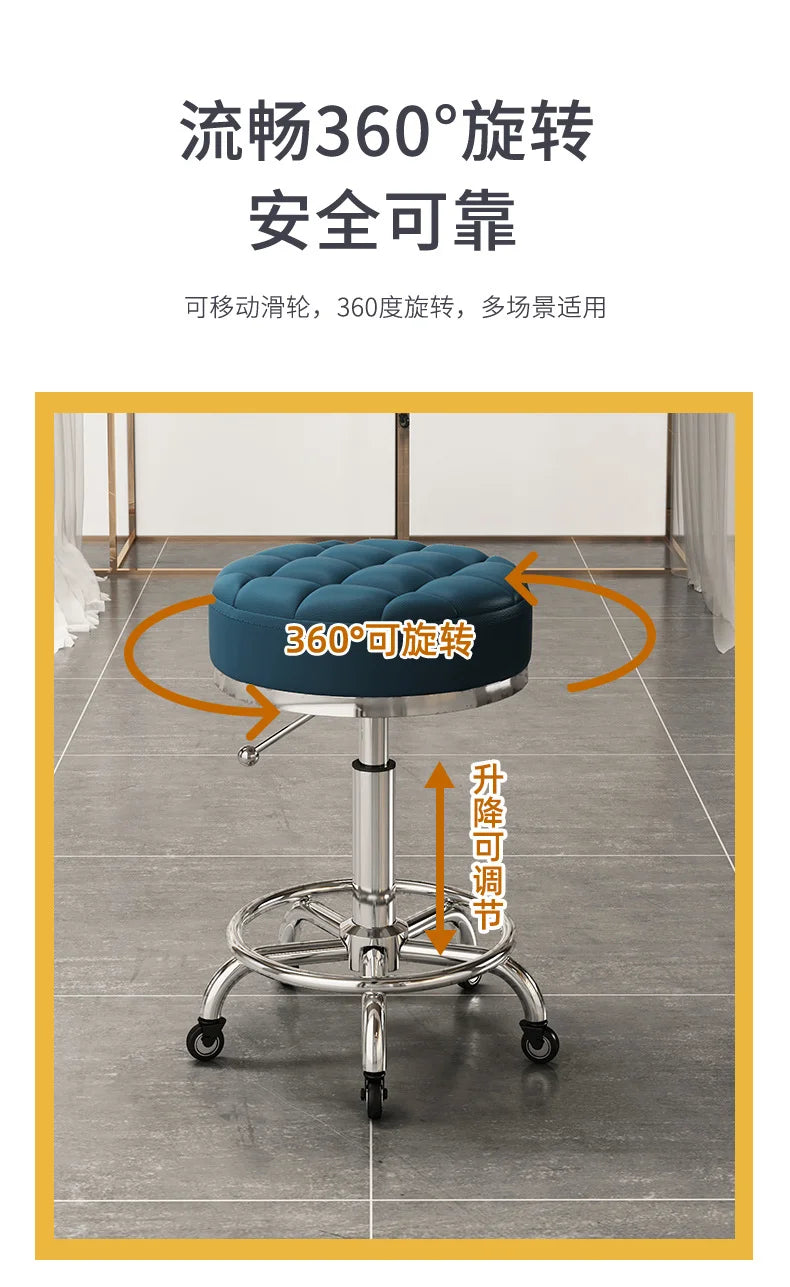 stool adjustable stool comfortable beauty salon stool with high quality for hairdressing