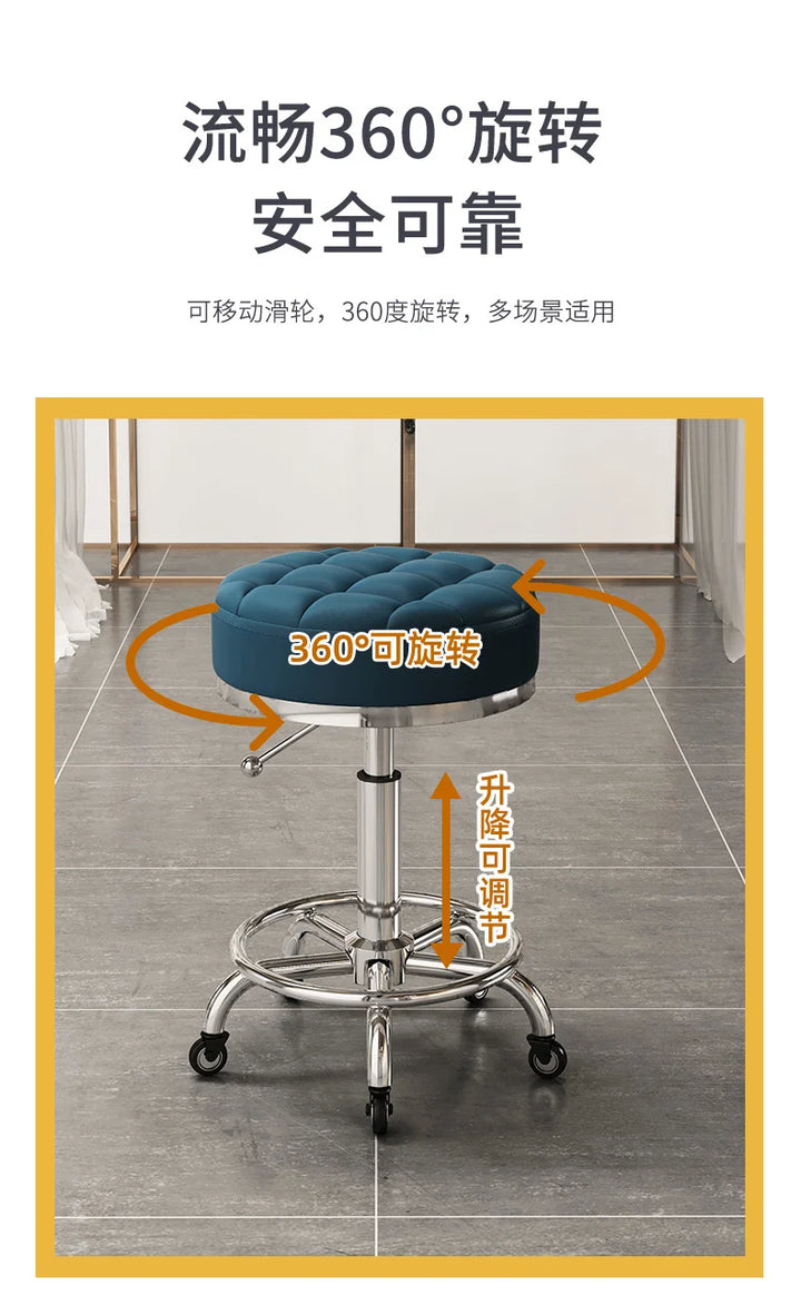 stool adjustable stool comfortable beauty salon stool with high quality for hairdressing