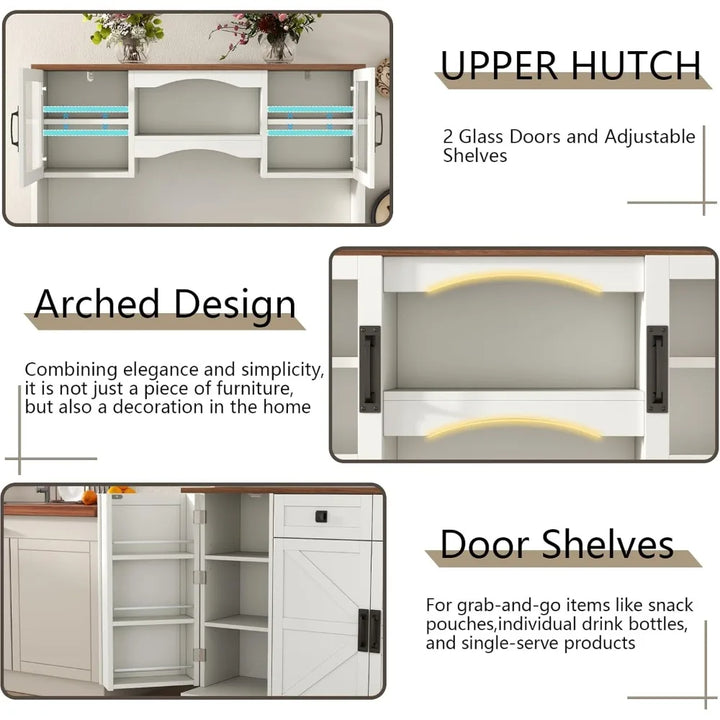 71" tall metal pantry storage cabinet with doors and 4 adjustable shelves, white kitchen food pantry cabinets, tall freestanding