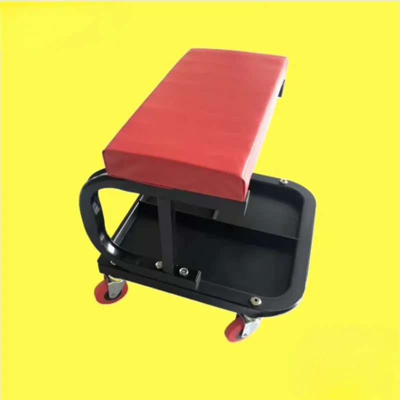 Steel/Iron Car Repair Shop Crawler Stool Seat with Rolling Pallet Mechanical Seat for Car Repair Rolling Shop and Garage Stool