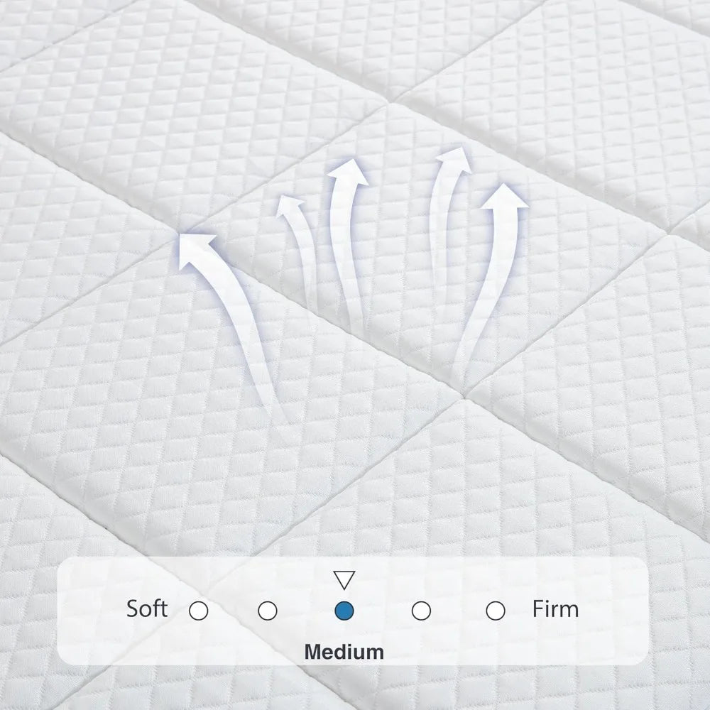 14 Inch Gel Memory Foam CertiPUR-US Certified Mattress in A Box, Foam Made in USA