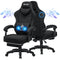 Breathable Gaming Chair With Lumbar Cushion Bluetooth Speaker Dual Function Point Massage Height Adjustable Office Computer Chai
