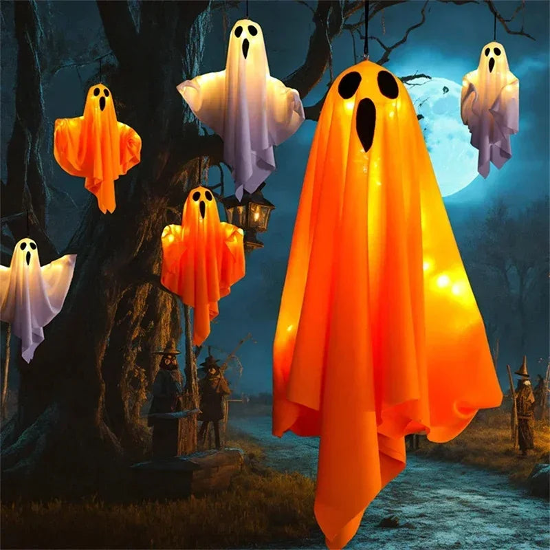 Glowing Ghost & Witch Hat String Lights â€“ Halloween LED Party & Yard DÃ©cor | Trufairs