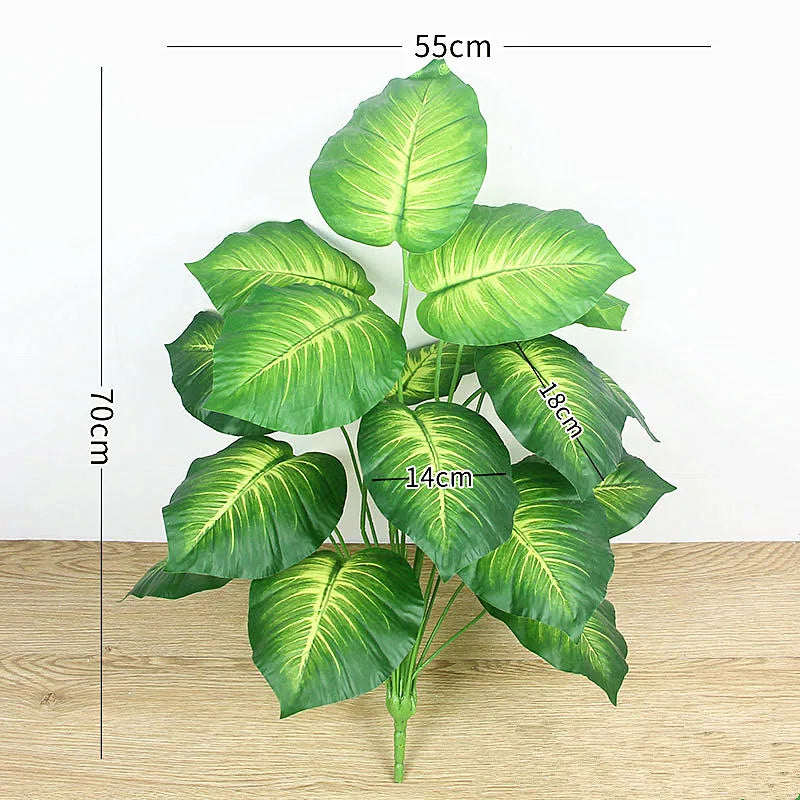 Artificial Plant Green Fake Banyan Tree Simulated Palm Tree Indoor And Outdoor Beautification Hotel Office Balcony Home Decor