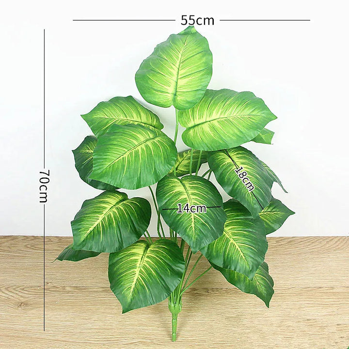 Artificial Plant Green Fake Banyan Tree Simulated Palm Tree Indoor And Outdoor Beautification Hotel Office Balcony Home Decor