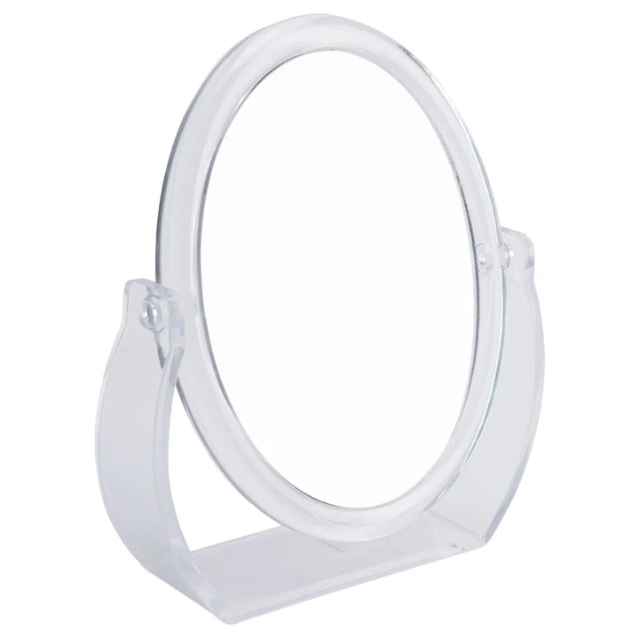 Swivel Double Sided 10X Magnification Rubberized Vanity Mirror Freestanding Makeup Mirror Ideal Dressers Desks and Vanities