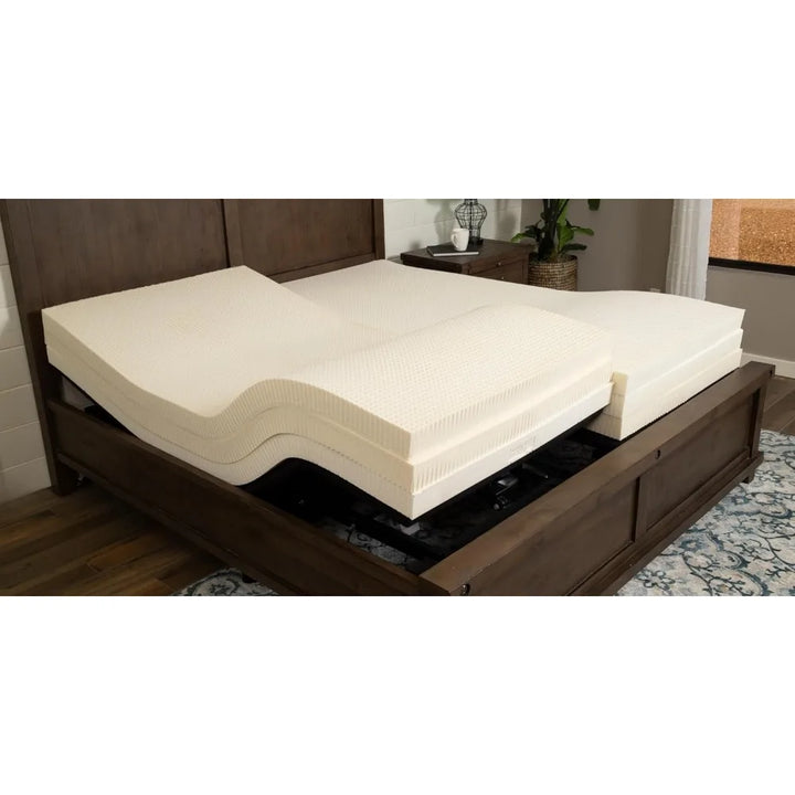 Medium Firmness Latex Mattress Pad - 2 Inch Full Size Sleep Comfort Enhancement