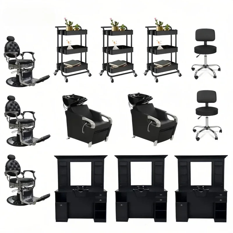 Ergonomic Design Pedicure Chair Spa Customize Salon Barber Chairs Professional Barber Sillas Plegablesmuebles Salon Furniture