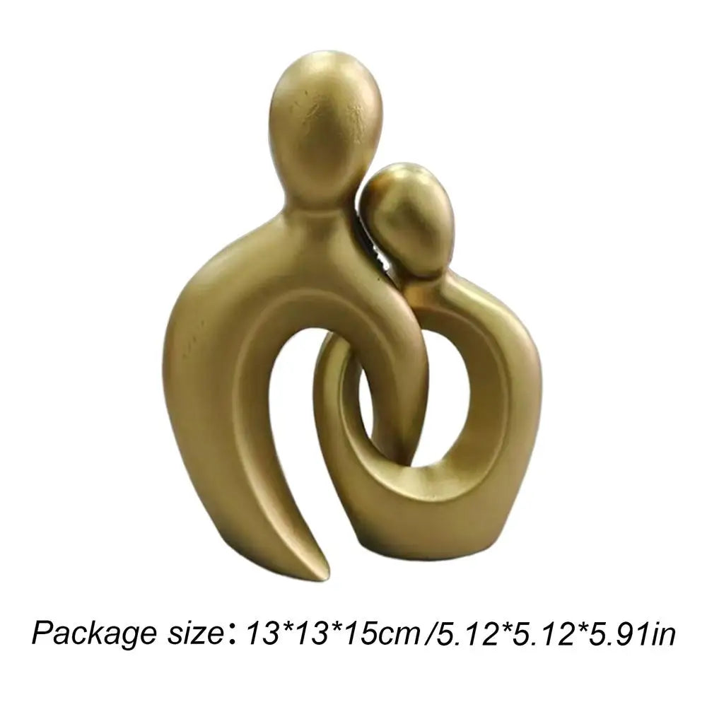 Couple Statue Aesthetic Resin Statue Home Decor Couple Statue Love Sculpture Couple Abstract Art Statue Modern Decor for Bedroom