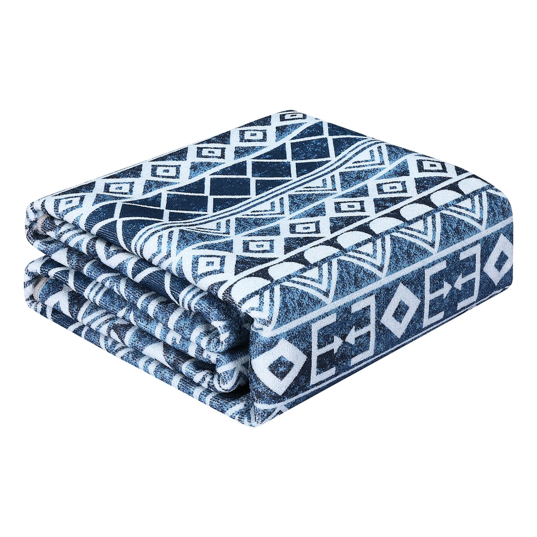 9x12 ft Moroccan Geometric Area Rug,Easy-Cleaning,Non-Shedding,Stain Resistant,Non-Slip,Foldable Indoor Mat for Living Room