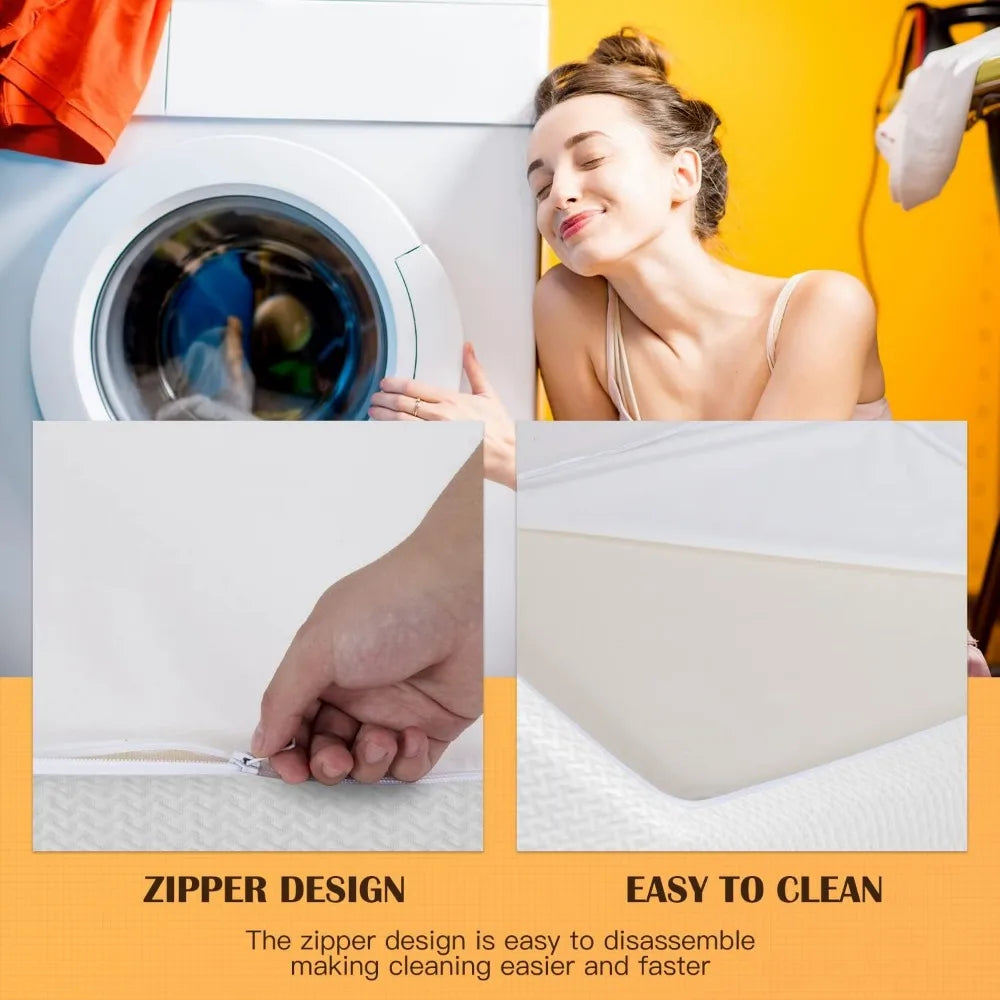 8 inch Memory Foam Mattress Cooling Gel Green Tea Infused Mattress,Fiberglass Free,CertiPUR-US Certified,Cooler Sleep Supportiv